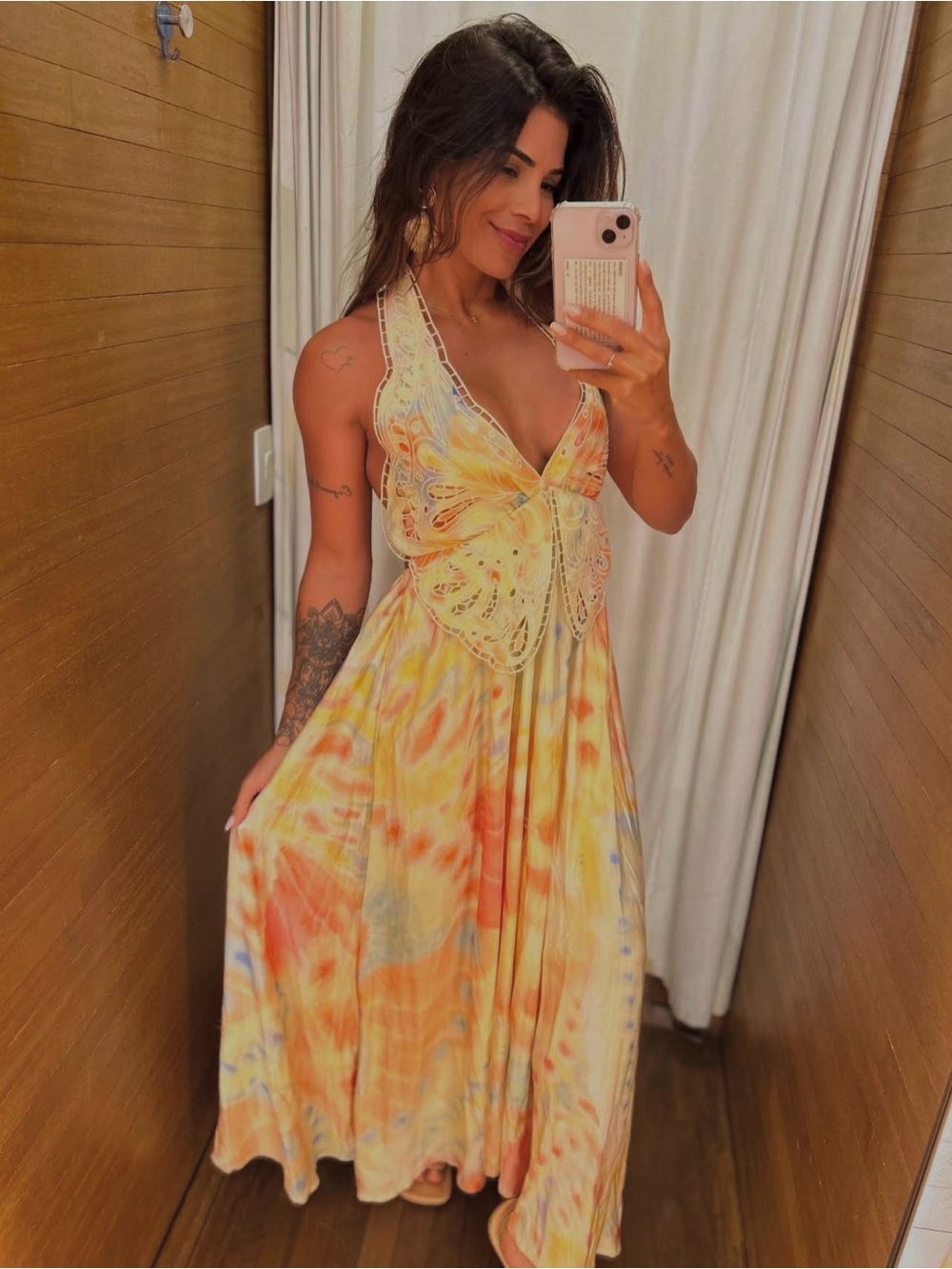 FARM Rio Embroidered Butterfly Maxi Dress - Picture 4 of 6